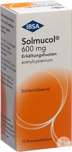 Solmucol Produktiver Husten 600mg 10 Brausetabletten