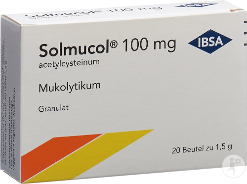 Solmucol Produktiver Husten Granulat 100mg 20 Beutel