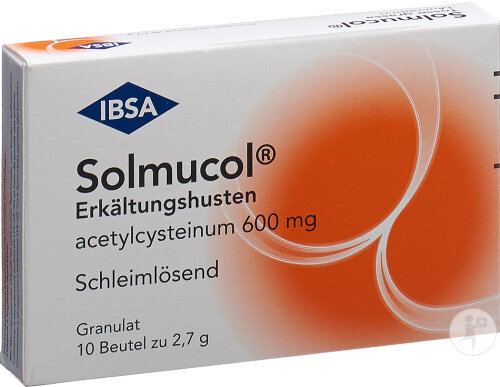 Solmucol Produktiver Husten Granulat 600mg 10 Beutel