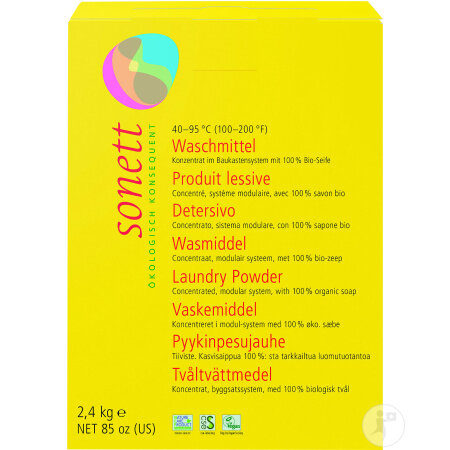 Sonett Waschmittel 40° 60° 95°C Pulver 2,4kg