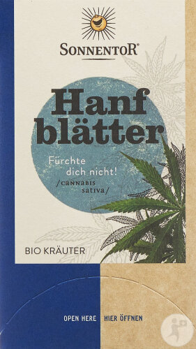 Sonnentor Hanfblätter Tee Bio 18 Beutel
