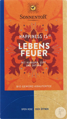 Sonnentor Happiness Is Lebensfeuer Tee Beutel 18x1,7g