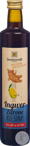 Sonnentor Ingwer-Zitronen Sirup Flasche 500ml