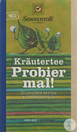 Sonnentor Kräutertee Probier Mal Bio 20 Beutel