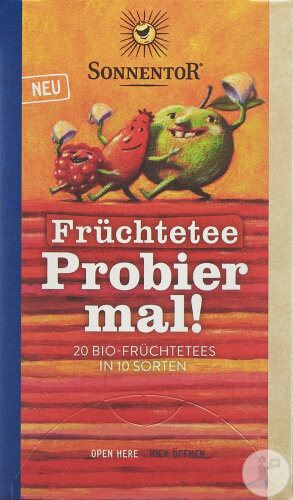 Sonnentor Früchtetee Probier Mal Bio 20 Beutel