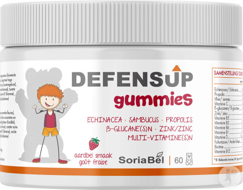 Soria Bel Defensup Gummis Erdbeergeschmack 60 Stück