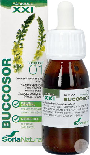 Soria Natural Composor 01 Buccosor XXL Tropfflasche 50ml