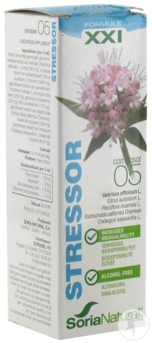 Soria Natural Formula XXI Composor 05 Stressor Tropfflasche 50 ml