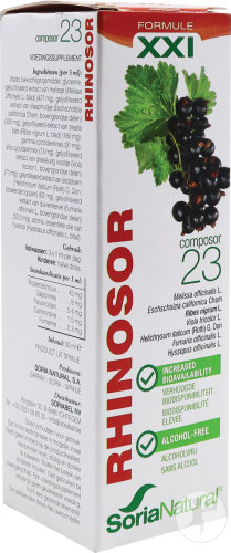 Soria Natural Formel XXI Composor 23 Rhinosor Tropfflasche 50ml