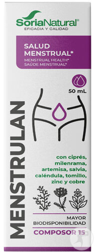Soria Natural Menstrulan Composor 15 Fläschchen 50ml