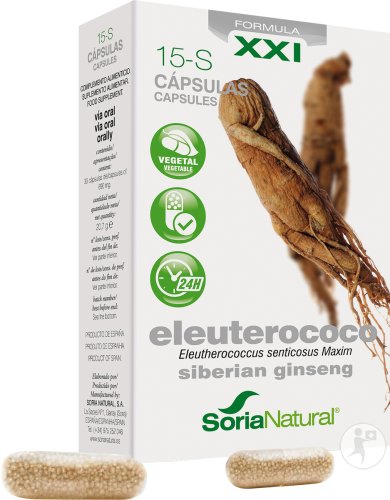 Soria Natural Formula XXI Eleutherococcus 15-S 30 Kapseln