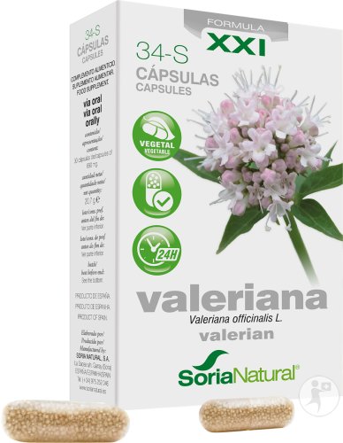 Soria Natural Soricapsule Composed 34-S Valeriana XXI 30 Kapseln