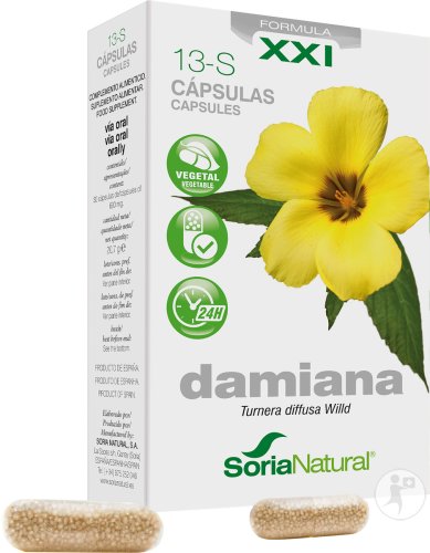 Soria Natural Soricapsule Einzeln 13-S Damiana 30 Kapseln