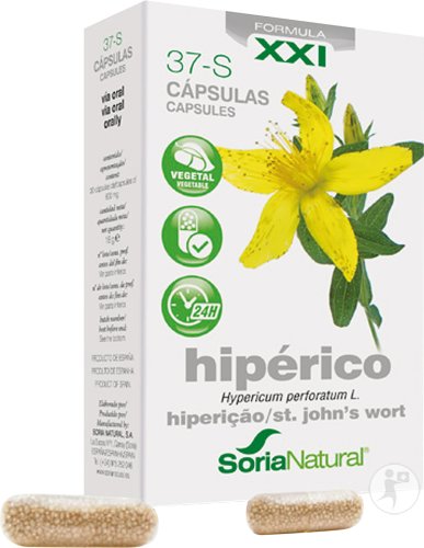 Soria Natural Soricapsule Single 37-S Hyperico XXI 30 Kapseln