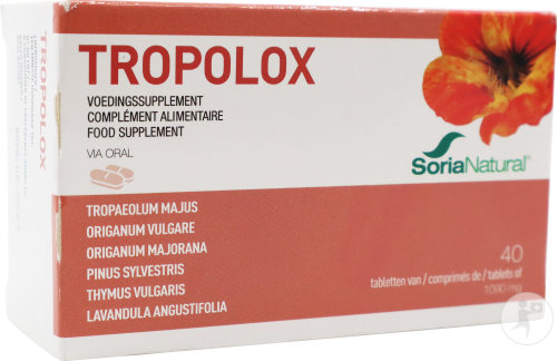 Soria Natural Tropolox Nahrungsergänzungsmittel 40 Tabletten