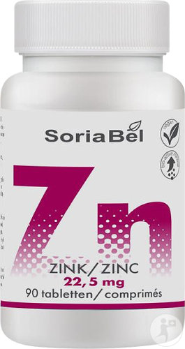 Soria Natural Zink 22,5mg Bio-Aktiv 90 Tabletten