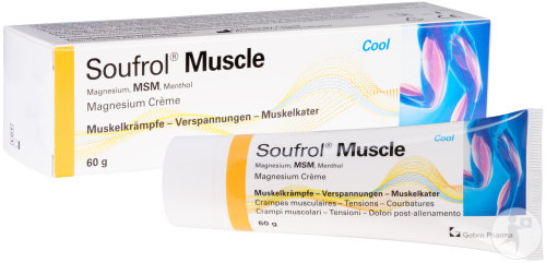 Soufrol Muscle Magnesium Creme Cool Tube 60g