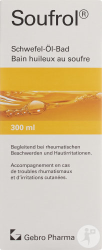 Soufrol Schwefel-Öl-Bad Flasche 300ml