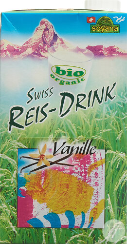Soyana Swiss Reis Drink Vanille Bio 1l