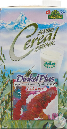Soyana Swiss Cereal Drink Dinkel Plus Calcium Bio 1l