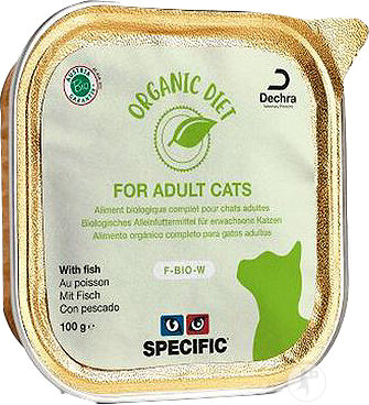 Specific C-Bio-W Organic Diet Biologisches Alleinfuttermittel Für Erwachsene Hunde Mit Fisch 5x150g