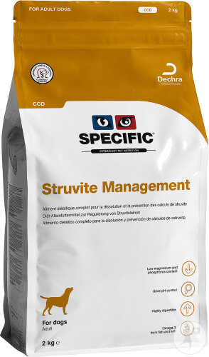 Specific CCD Struvite Management Trockenfutter Ausgewachsene Hunde Mit Struvitblasensteinen 3x2kg