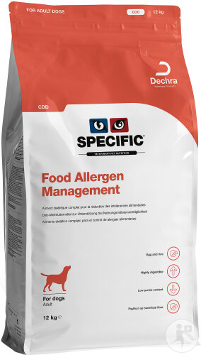 Specific CDD Food Allergen Management Trockenfutter Ausgewachsene Hunde Futtermittelallergie 12kg