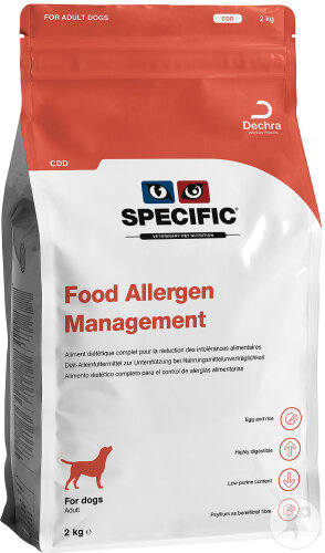 Specific CDD Food Allergen Management Trockenfutter Ausgewachsene Hunde Futtermittelallergie 3x2kg