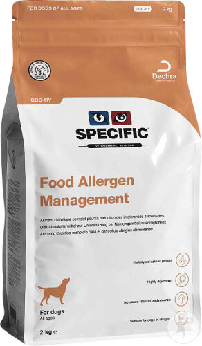 Specific CDD-HY Food Allergen Management Trockenfutter Hunde Mit Futtermittelallergie 2kg