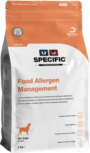 Specific CDD-HY Food Allergen Management Trockenfutter Hunde Mit Futtermittelallergie 3x2kg