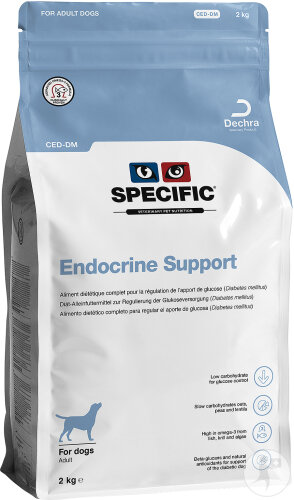 Specific CED-DM Endocrine Support Trockenfutter Hunde Diabetes Morbus Cushing Hypothyreose 2kg