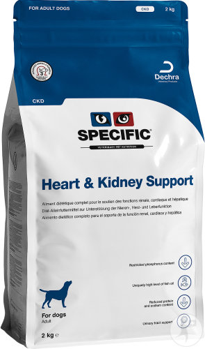 Specific CKD Heart & Kidney Support Trockenfutter Erwachsene Hunde Herz Nieren Leber 3x2kg