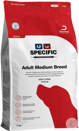 Specific CXD-M Adult Medium Breed Trockenfutter Für Ausgewachsene Hunde Mittlere Rassen 4kg
