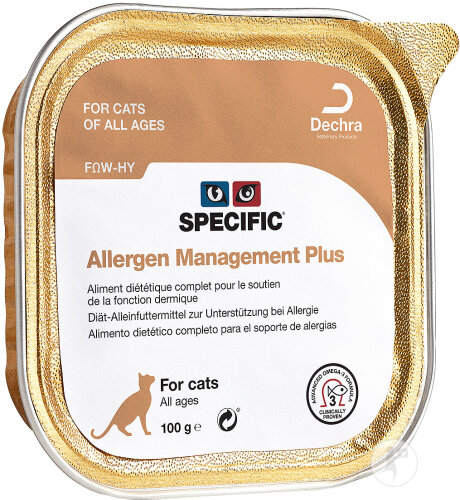 Specific FOW HY Allergen Management Plus Für Katzen 7x100g