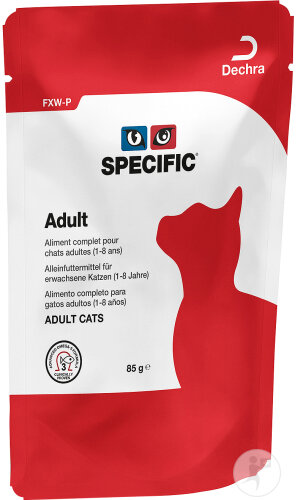 Specific FXW-P Adult Nassfutter Für Ausgewachsene Katzen Unter 8 Jahren 12x85g