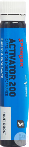 Sponser Activator 200 Fruit Boost Energie Und Ausdauer Ampulle 25ml
