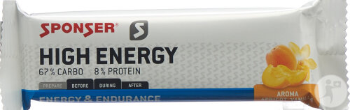 Sponser High Energy Riegel Aprikose-Vanille 45g