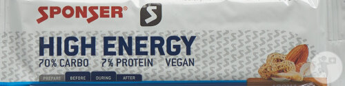 Sponser High Energy Riegel Salzige-Nüsse 45g