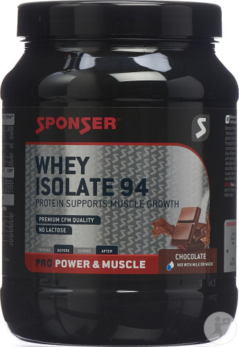 Sponser Whey Isolate 94 Geschmack Schokolade Dose 850g