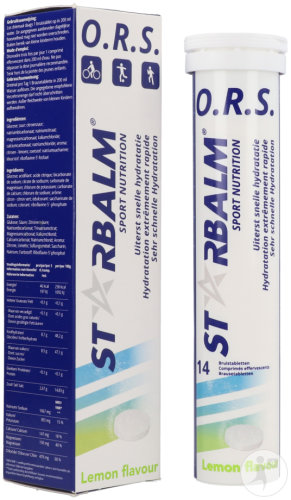 Starbalm O.R.S Bruistabletten Limoen 14 Stück