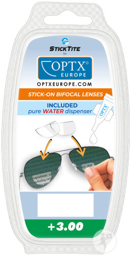 StickTite Instant Reading Lenses +3,00 2 Stück