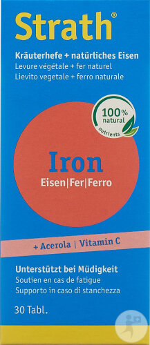Strath Iron Eisen Und Kräuterhefe 30 Tabletten