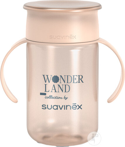 Suavinex Becher 360° +12m 340ml Wonderland Pink 1 Stück