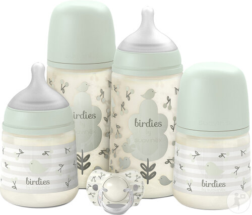 Suavinex Birdies Coffret Neugeborene Grün 1 Set