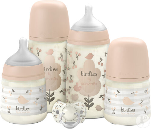 Suavinex Birdies Coffret Neugeborene Rosa 1 Set