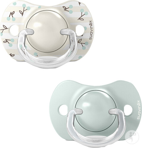 Suavinex Birdies Symmetrische Schnuller SX Pro 0-6 Monate Grün 2 Stück