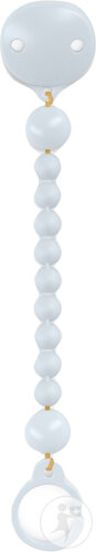 Suavinex Schnullerkette Silikon Colour Essence Blau 1 Stück