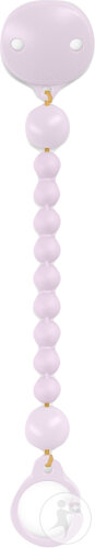 Suavinex Schnullerkette Silikon Colour Essence Mauve 1 Stück