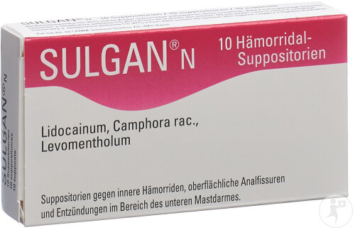 Sulgan-N Zäpfchen 10 Stück