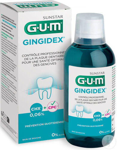 Sunstar Gum Gingidex Mundspülung Flasche 300ml